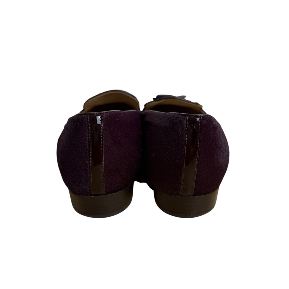 J. Crew Biella Tassel Loafers Deep Aubergine Sz 9 - Picture 6 of 11